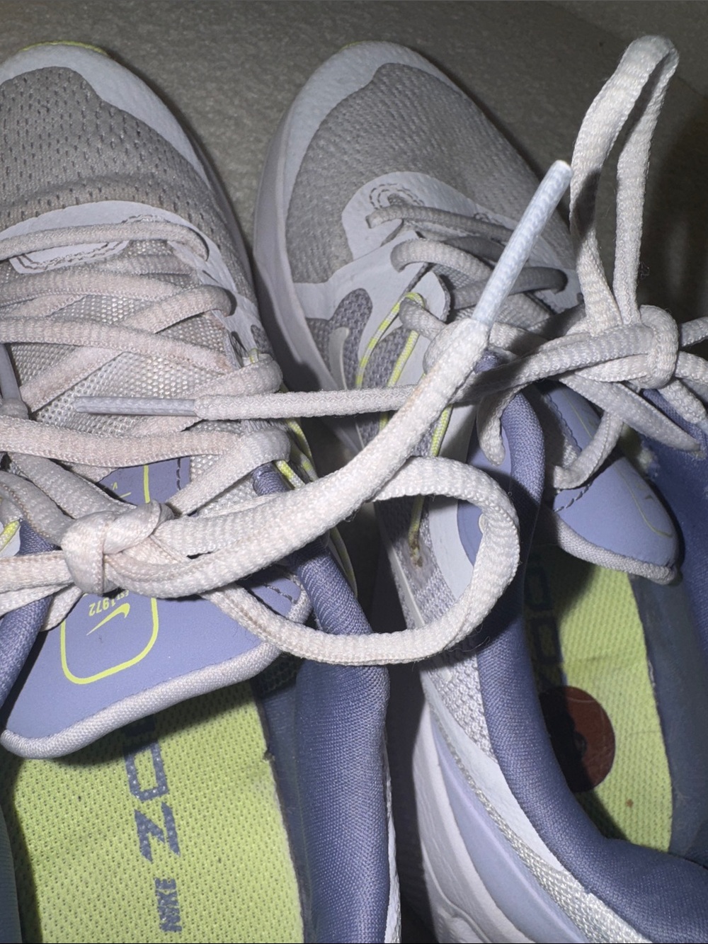 Nike Zoom Span Women's Gray & Lilac Running Sneakers - Picture 8 of 10